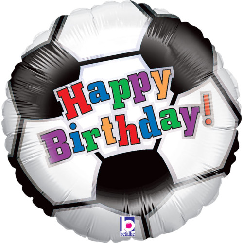 18 inch Soccer Ball Birthday balloon 18 inch Soccer Ball Birthday balloon