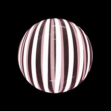 18 inch Stripe Crystal red Bubble Balloons 18 inch Stripe Crystal red Bubble Balloons