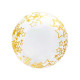 18 inch Printed Gold Star Bubble Balloons 18 inch Printed Gold Star Bubble Balloons