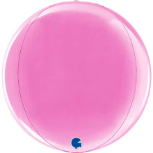 11 inch Globe Fuxia 4D Foil Balloons