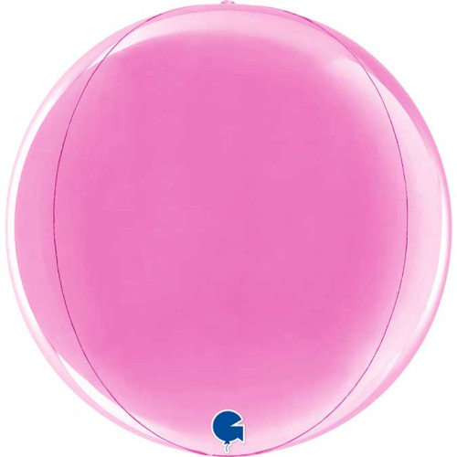 11 inch Globe Fuxia 4D Foil Balloons