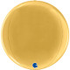 11 inch Globe 11inc Gold 4D Foil Balloons