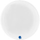 11 inch Globe 11inc White 4D Foil Balloons