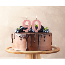 شمعة عيد ميلاد لماع روزقولد رقم 9 شمعة عيد ميلاد لماع روزقولد رقم 9