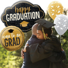 36 inch Happy Graduation Frame Foil balloon