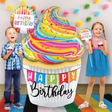 بالون عيد ميلاد كب كيك جامبو 60 إنش