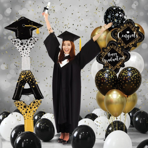 72 inch Special Delivery Yay Grad Foil balloon 72 inch Special Delivery Yay Grad Foil balloon