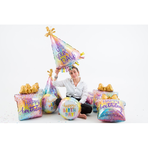 بالون عيد ميلاد بوكس هدية مرشميلو 27 إنش بالون عيد ميلاد بوكس هدية مرشميلو 27 إنش