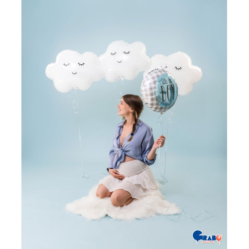 30 inch Mighty Sleepy Cloud Foil balloon 30 inch Mighty Sleepy Cloud Foil balloon