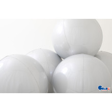 15 inch Globe White 4D Foil Balloons
