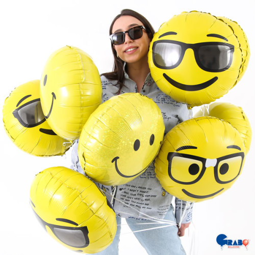 18 inch Smiley Face Foil balloon