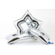 48 inch Linky Star Silver Foil Balloons 48 inch Linky Star Silver Foil Balloons