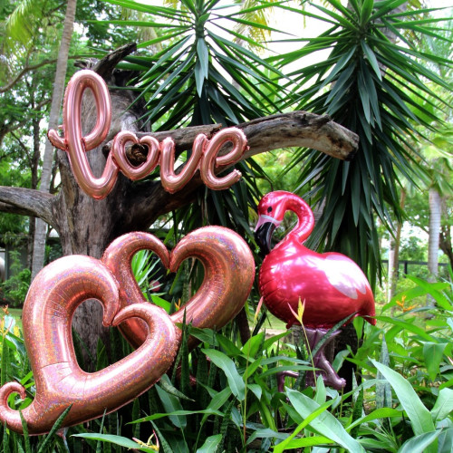 47 inches Rose Gold Love Script Foil balloon 47 inches Rose Gold Love Script Foil balloon