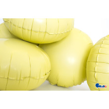 18 inch Heart Matte Yellow Foil Balloons