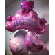 34 inch Happy Birthday Tiara balloon 34 inch Happy Birthday Tiara balloon