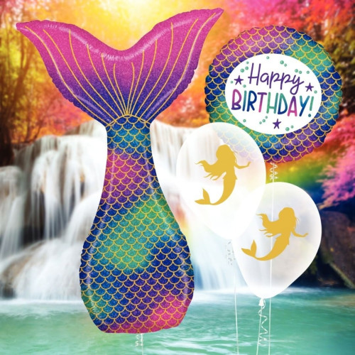 46 inch Glitter Mermaid Tail Foil balloon