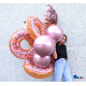 30 inch Mighty Pic Donut Foil balloon