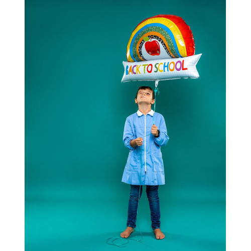 35  inch Back To School Rainbow Banner foil balloon