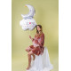 42 inch Welcome Baby Moon Foil balloon 42 inch Welcome Baby Moon Foil balloon