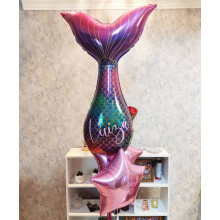 46 inch Glitter Mermaid Tail Foil balloon