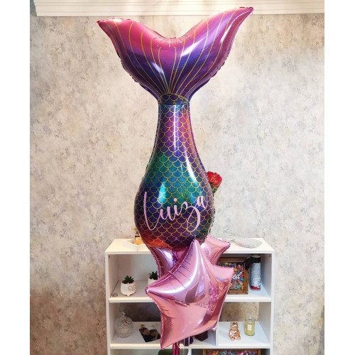 46 inch Glitter Mermaid Tail Foil balloon