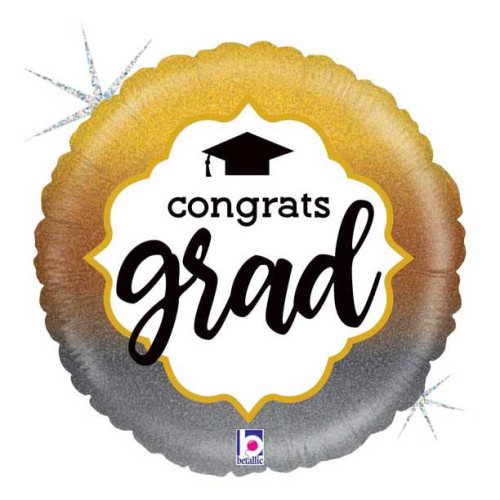 18 inch Metallic Ombre Grad Foil balloon