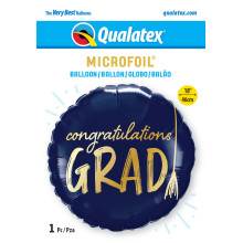 18 inch Congratulations Grad Tassel balloon