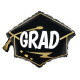 23 INCH GRADUATION CAP BALLOONS