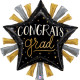 37 inch Satin Metallic Grad Star balloon 37 inch Satin Metallic Grad Star balloon