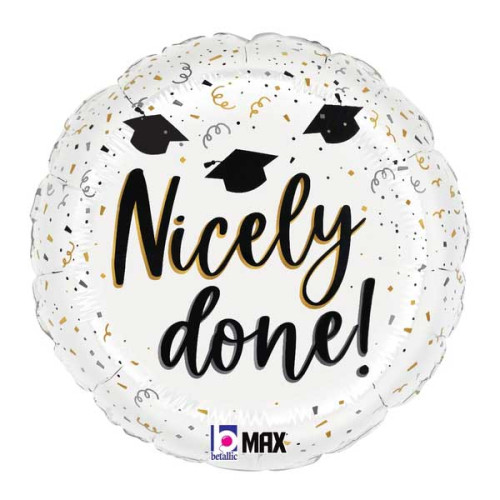 18 inch Satin Graduation Confetti Foil balloon 18 inch Satin Graduation Confetti Foil balloon