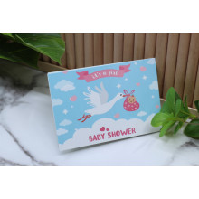 its a girl shower greeting card