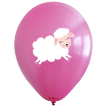 12 inch Cute Sheep Balloons 25 pcs