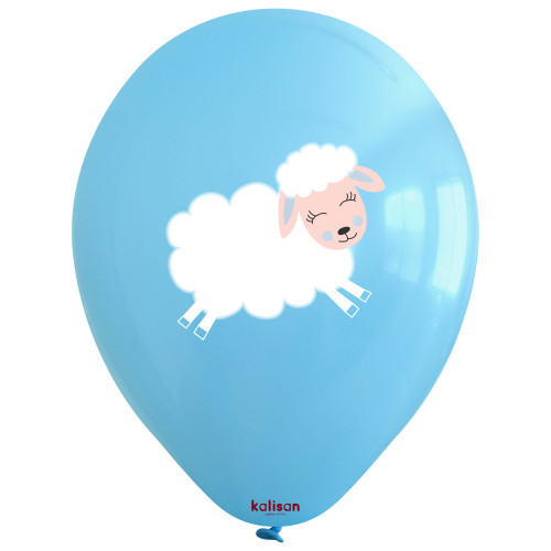12 inch Cute Sheep Balloons 25 pcs 12 inch Cute Sheep Balloons 25 pcs