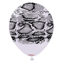 بالون سفاري ثعبان مطبوع ليلك(25 حبة)