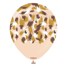 12 inch Safari Savanna Blush Kalisan Printed Latex Balloons (25)