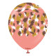 بالون سفاري سافانا مطبوع لون مرجاني(25 حبة) بالون سفاري سافانا مطبوع لون مرجاني(25 حبة)