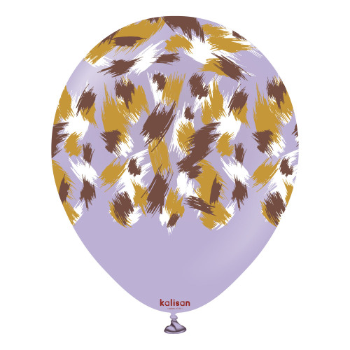 12 inch Safari Savanna Lilac Kalisan Printed Latex Balloons (25) 12 inch Safari Savanna Lilac Kalisan Printed Latex Balloons (25)