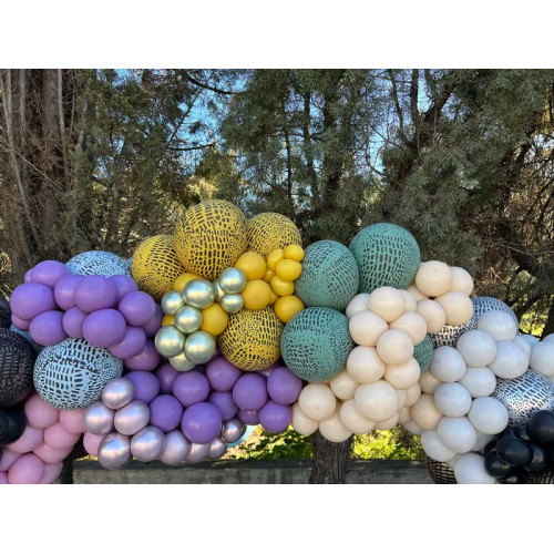 بالون سفاري تمساح مطبوع كروم اخضر(25 حبة) بالون سفاري تمساح مطبوع كروم اخضر(25 حبة)