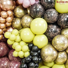 12 inch Safari Snake Blush Kalisan Printed Latex Balloons (25)