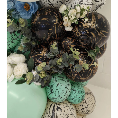 12 INCH SPACE NEBULA MACARON PINK KALISAN LATEX BALLOONS (25)