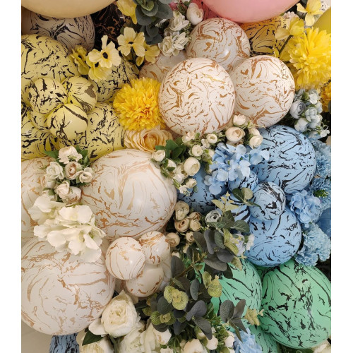 12 INCH SPACE NEBULA MACARON PINK KALISAN LATEX BALLOONS (25)