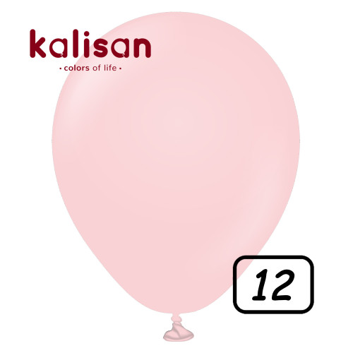 12 inch balloon Macaron Matte Pink 100 pcs