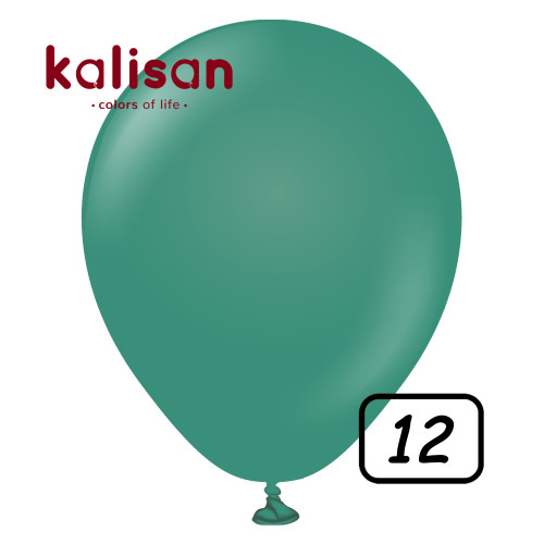 12 inch Retro Latex Balloons Sage - 100 Pcs 12 inch Retro Latex Balloons Sage - 100 Pcs