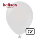12 inch Retro Latex Balloons Smoke - 100 Pcs