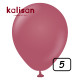 5 inch Retro Latex Balloons Wild Berry - 100 Pcs