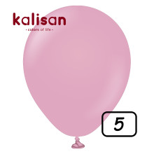 5 inch Retro Latex Balloons Dusty Rose - 100 Pcs