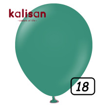 18 inch Retro Latex Balloons Sage - 25 Pcs