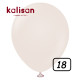18 inch Retro Latex Balloons White Sand - 25 Pcs