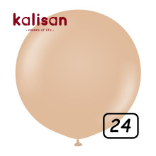 24 inch Retro Latex Balloons Desert Sand - 2 Pcs