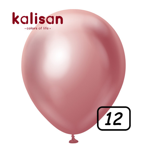 12 inch balloon chrome Pink 50 pcs